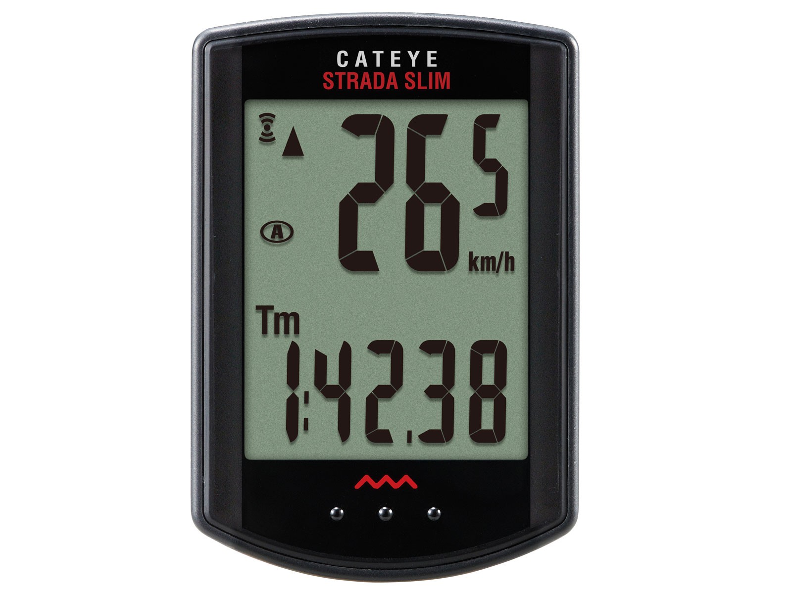 CC CAT STRADA WIRELESS SLIM - ROAD (RD310W) ČIERNY rockbike.live CC CAT STRADA WIRELESS SLIM - ROAD (RD310W) ČIERNY rockbike.live