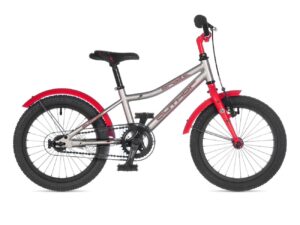 BICYKEL AUTHOR ORBIT 2023-24 9" STRIEBORNÁ/ČERVENÁ rockbike.live