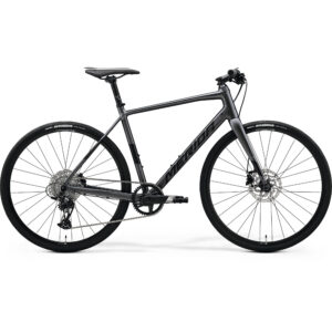 MERIDA SPEEDER 400 matný tmavostrieborný/čierny