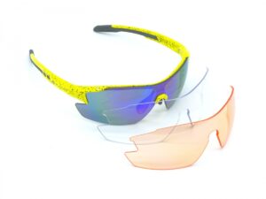 OKULIARE VISION LX S!BRIGHT ORANGE 65 & BlueRevo 13 NEÓN ŽLTÉ/ČIERNE
