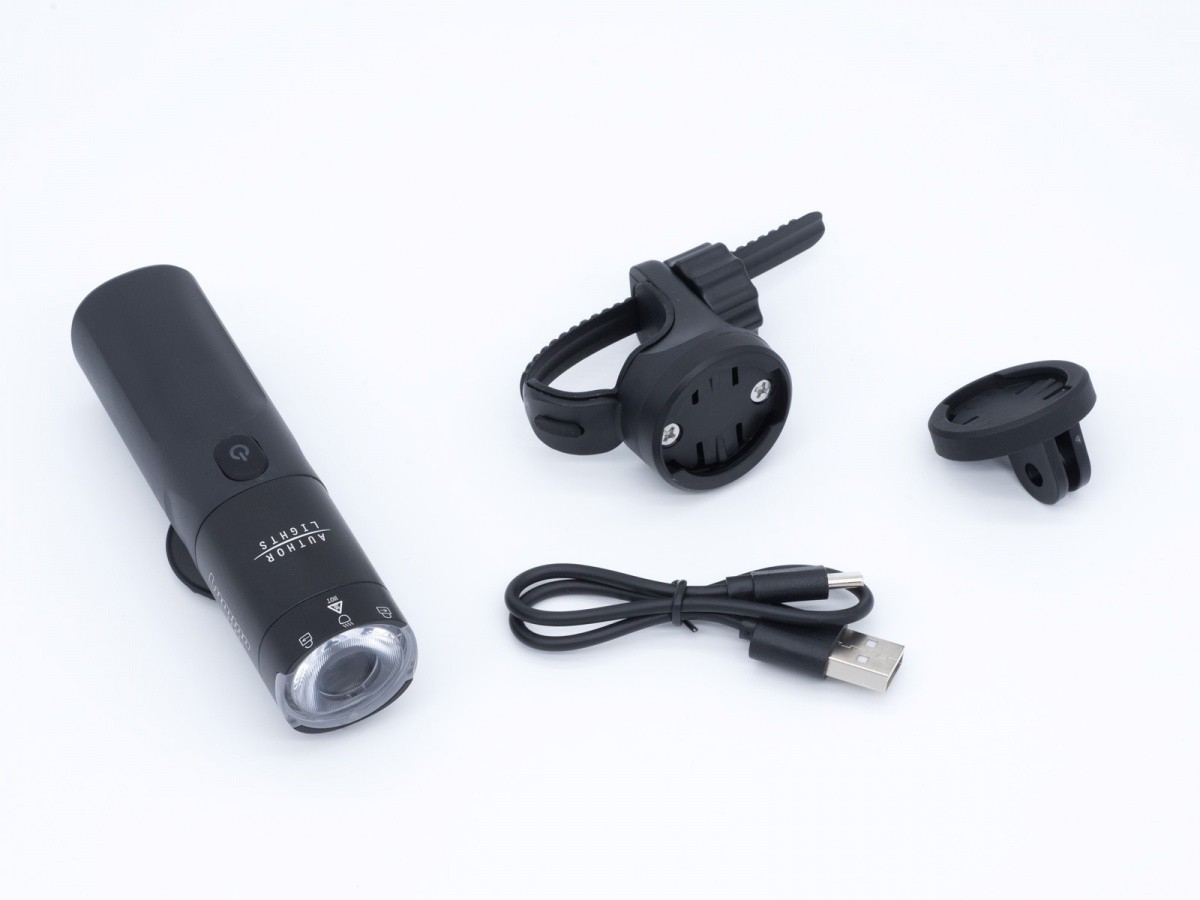 9170 LAMPA PRED. LUMINA 800 lm USB Alloy ČIERNA